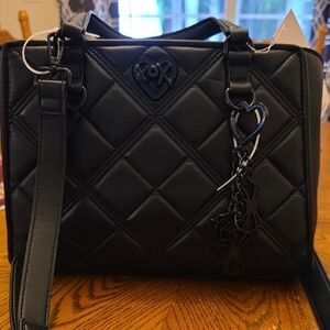 Black Quilted Women's Bag